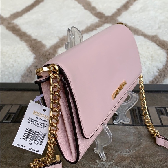 MICHAEL KORS JET SET ITEM LG WALLET ON A CHAIN - Picture 2 of 16